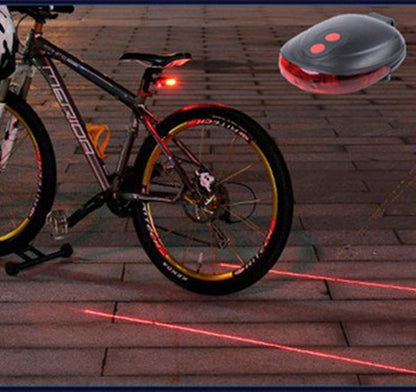 Bicycle Laser Tail Light - Mountain Bike Safety Lamp