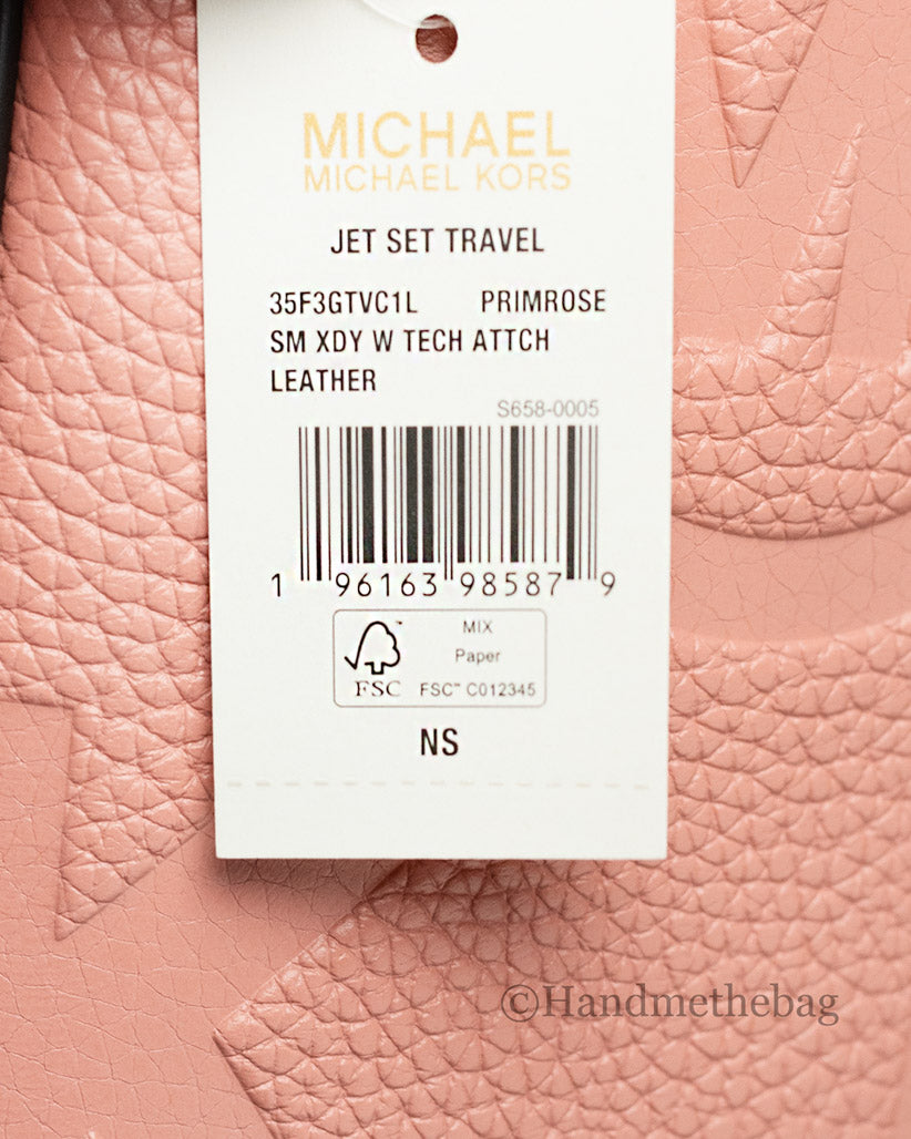 Michael Kors Embossed Leather Tech Crossbody Bag