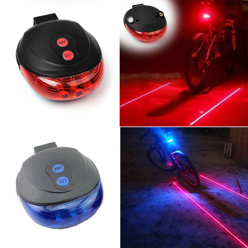 Bicycle Laser Tail Light - Mountain Bike Safety Lamp