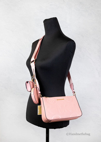 Michael Kors Embossed Leather Tech Crossbody Bag