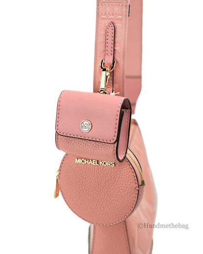 Michael Kors Embossed Leather Tech Crossbody Bag